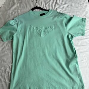Prada Green Short Sleeve Tee